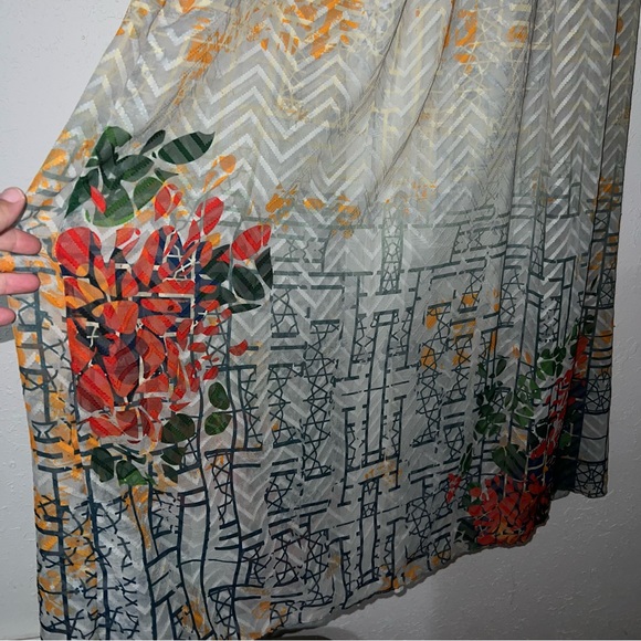 Anthropologie BNWT Bhanuni by Jyoti Marilla Maxi Dress Mixed Print Size Small. - Picture 6 of 16